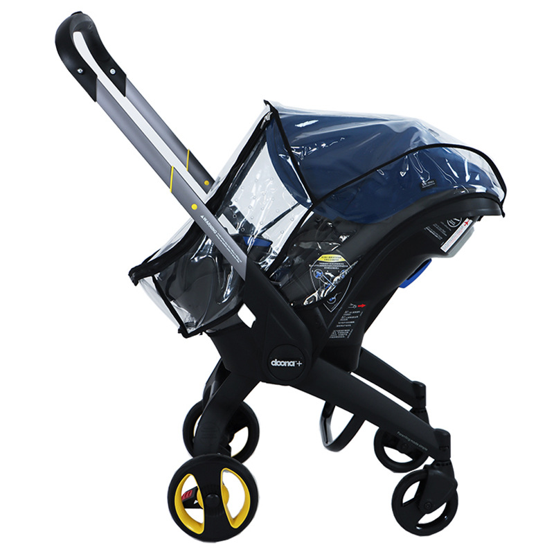 Doona Baby Carriage Rain Cover Accesorios especiales Cesta de elevación Asiento de seguridad Cesta de elevación Rain Cover de tela universal image 3