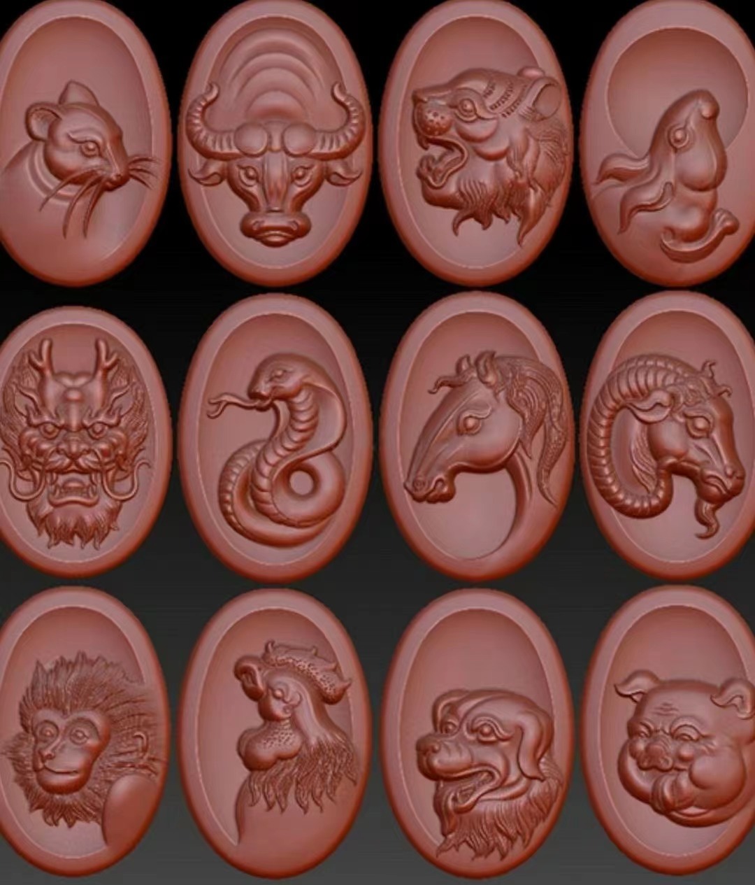 镶嵌锆石玉石吊坠