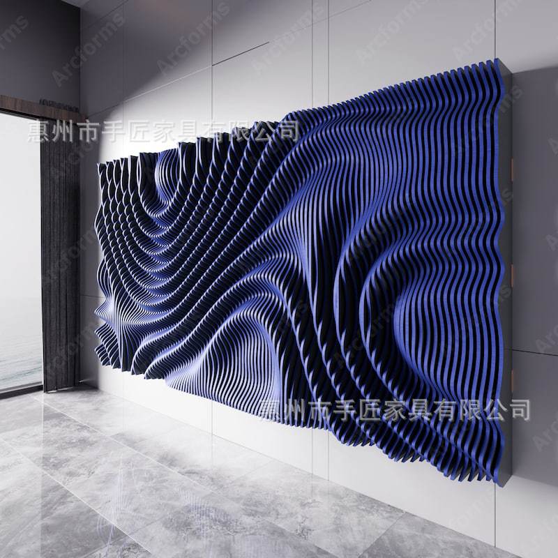 Decoración de Pared Cara de Madera Maciza, Decorativo, para Salón, Dormitorio y Hoteles image 14