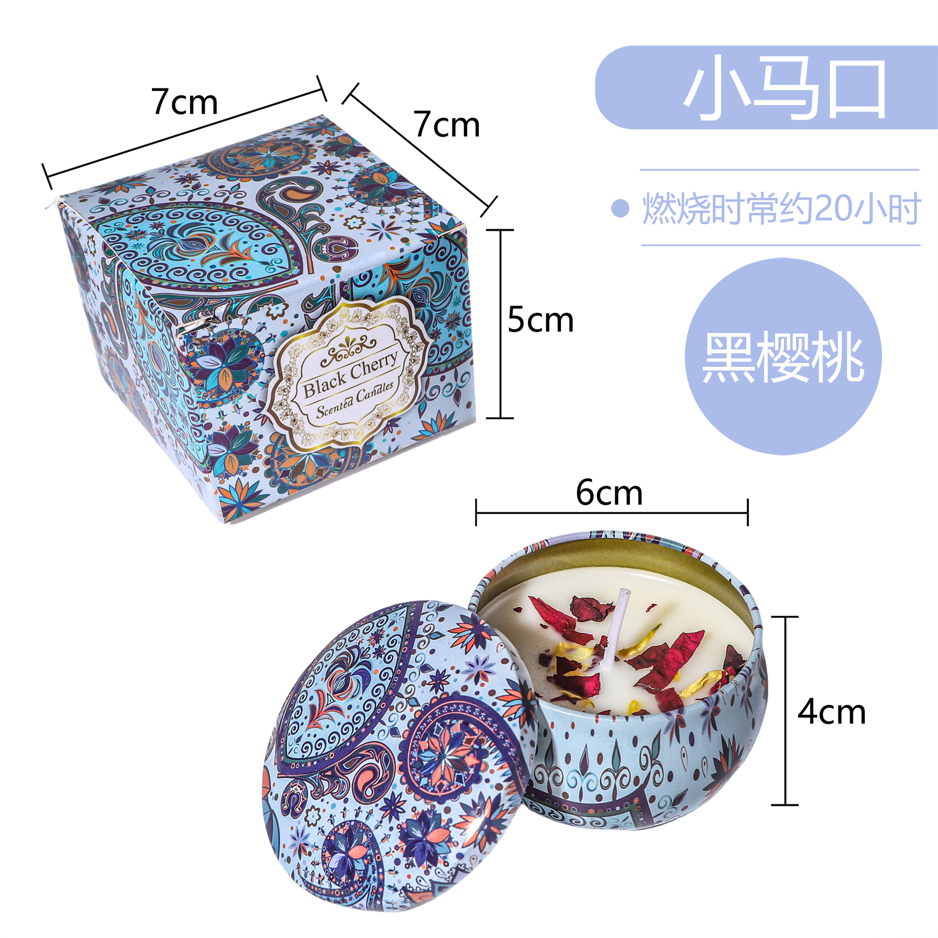 Vegetación transfronteriza cera de soja flores secas cera de cera de flores de boda regalos de cumpleaños flores aromáticas velas de aroma