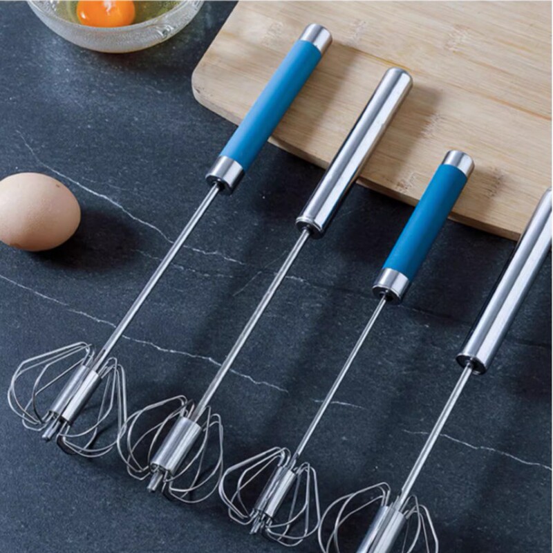ステンレス製半自動卵泡立て器、クリームホイップスティック、家庭用プッシュ式回転卵泡立て器メーカー|undefined