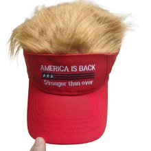 美国250周年棒球帽英文刺绣America is back黄毛鸭舌帽遮阳帽批发