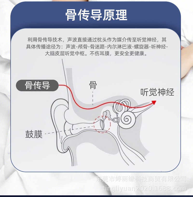 Bone conduction sleep device
