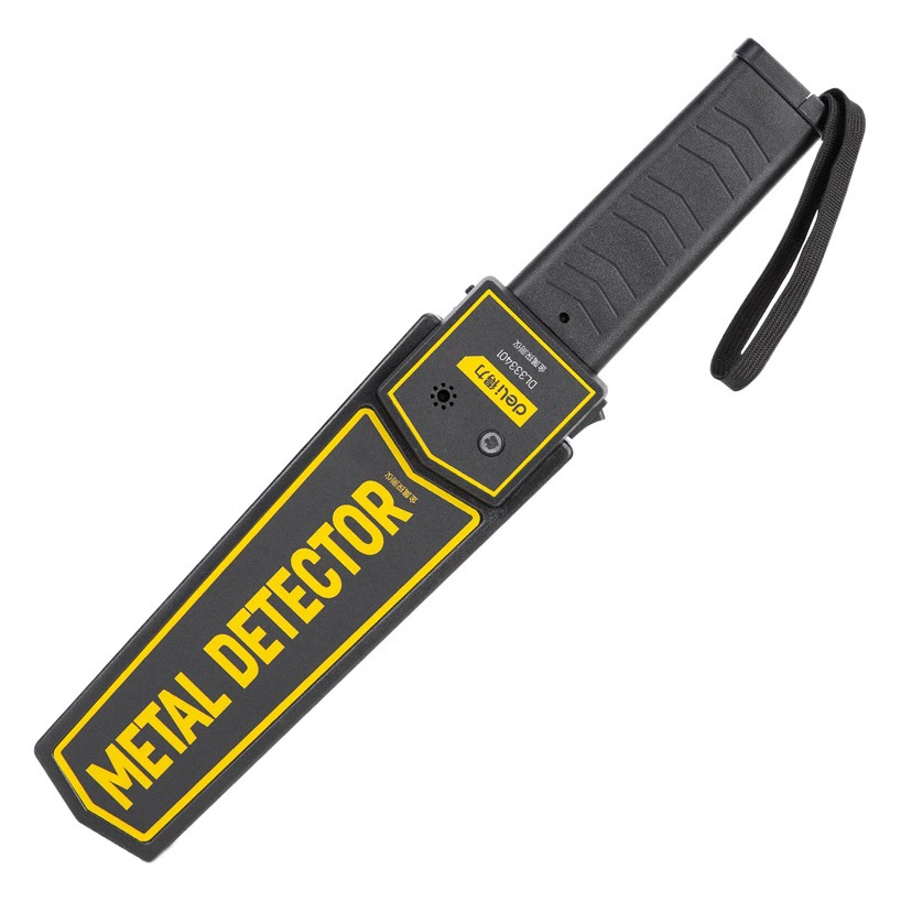 Deli Tools Handheld Lithium Metal Detector Высокоточный инструмент для проверки безопасности метро в аэропорту Сканирование и тестирование