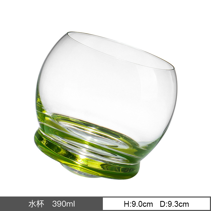 Copa de vino tinto de cristal checo sin plomo, colorida y creativa, para uso doméstico, resistente al calor y a altas temperaturas. image 14