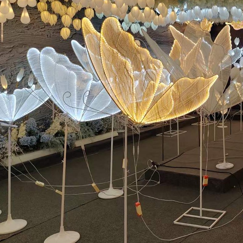 Accesorios de boda transfronterizos, luces decorativas, Lingdie Road, centro comercial, Meichen Hotel, sala de bodas, accesorios de diseño del lugar