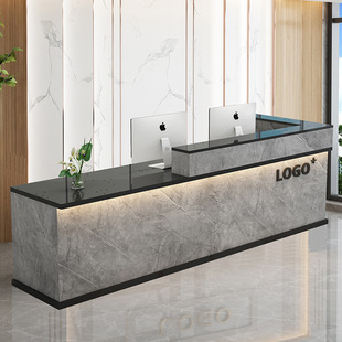 Simple Modern Cashier Table Hair Shop Clothing Nail Art Health Gallery Convenience Shop Counter Table Front Desk Reception Table
