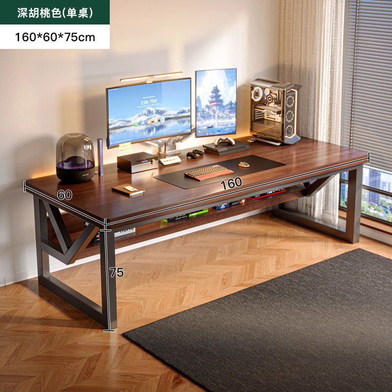 Escritorio de madera maciza para computadora escritorio escritorio hogar para juegos mesa mesa mesa mesa de trabajo dormitorio rectangular escritorio simple