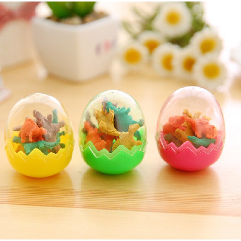 공룡알 지우개 - 혼합 색상