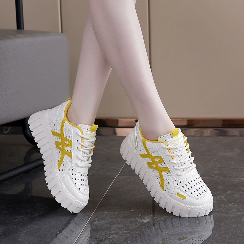 Summer footwear, universal mesh breathable sports shoes platform
