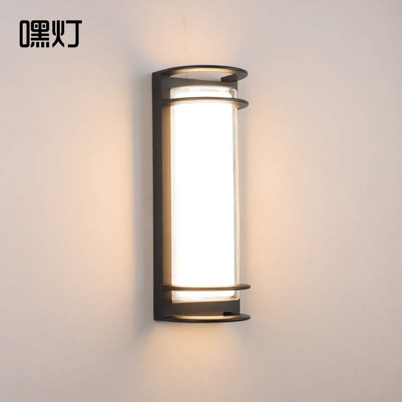 户外壁灯防水别墅照明灯中式庭院简约大门柱入户室外过道露台外墙