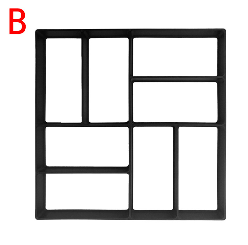 Venta caliente transfronteriza herramienta de modelado de piso de cemento baldosas de pavimentación de bricolaje molde de pavimento molde ventas directas de la fábrica