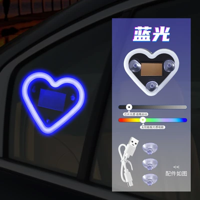 Neon Light Car Window Warning – Other lights - blue