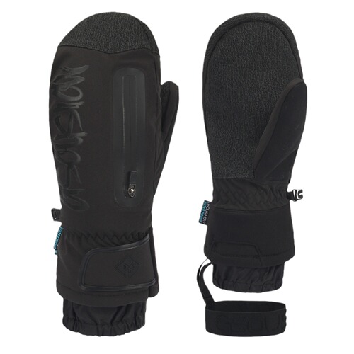 Professional single and double board built-in wrist-protected ski gloves for men with carved slip-on waterproof and wear-resistant Kevlar ski gloves for women