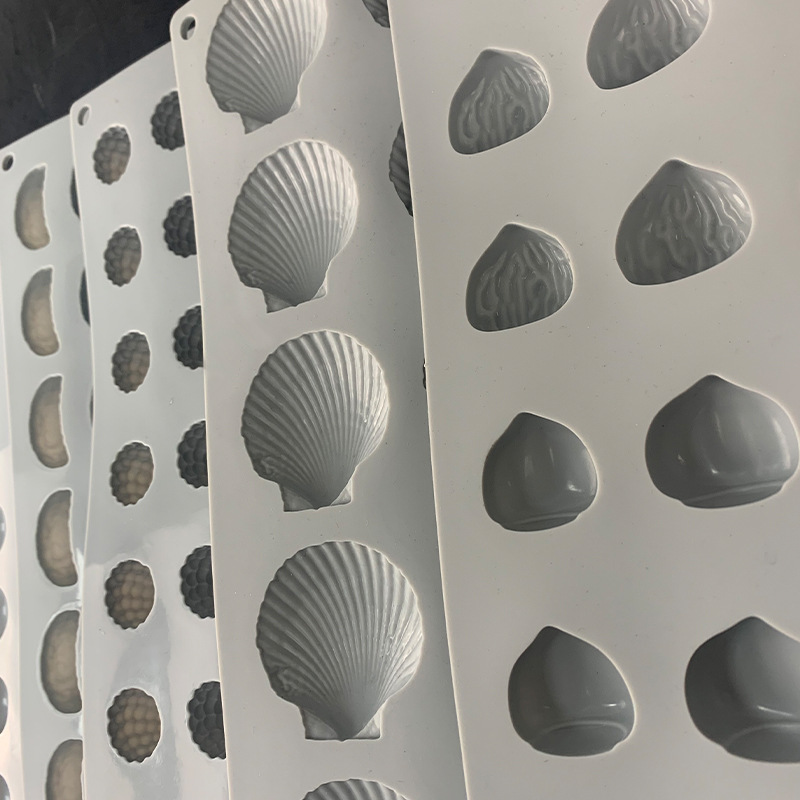 En stock simulación Castaño frambuesa cacahuete setas fruta pequeña molde de silicona comida china swing placa decoración hornear