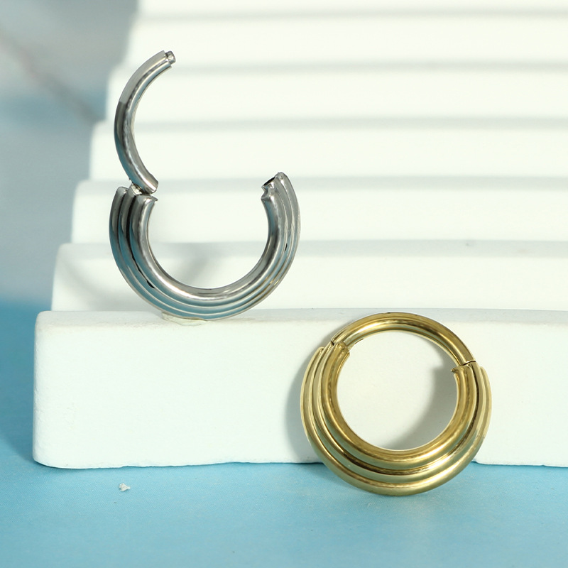 Labret piercing jewelry detail image