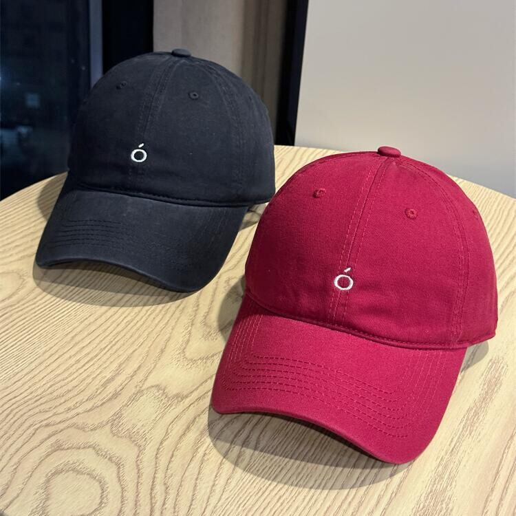 韩版简约刺绣显脸小鸭舌帽软顶宽檐百搭休闲棒球帽情侣款遮阳帽|undefined