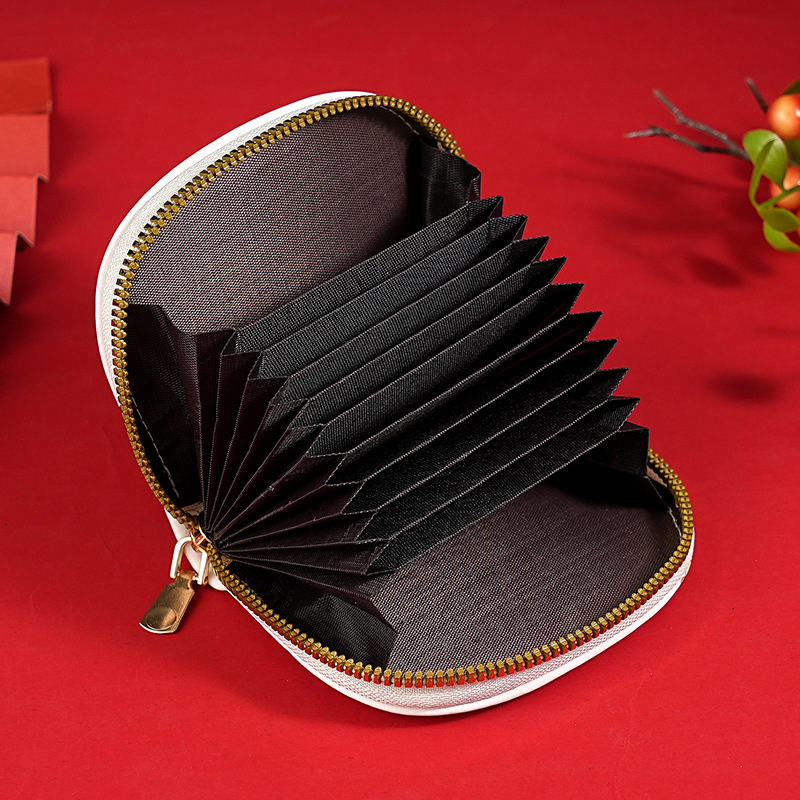 Año nuevo estilo de moda nacional con múltiples tarjetas, paquete de tarjetas, paquete de identificación, paquete de almacenamiento de tarjetas bancarias para hombres, paquete de tarjetas para mujeres con impresión de dibujos animados lindo