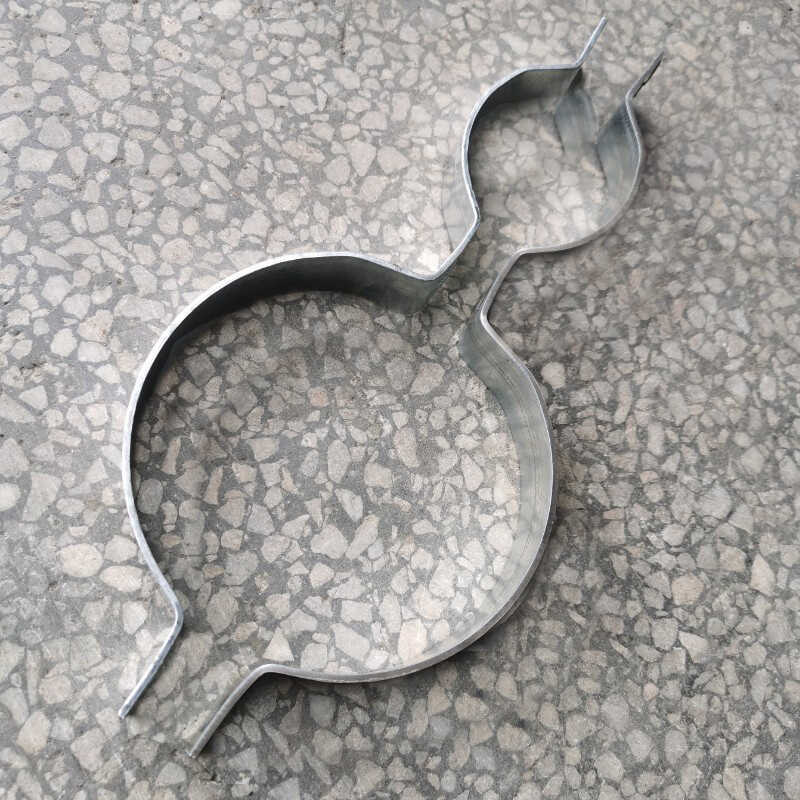 管卡双半圆DOA锌葫芦抱箍镀30*3扁铁140形定转