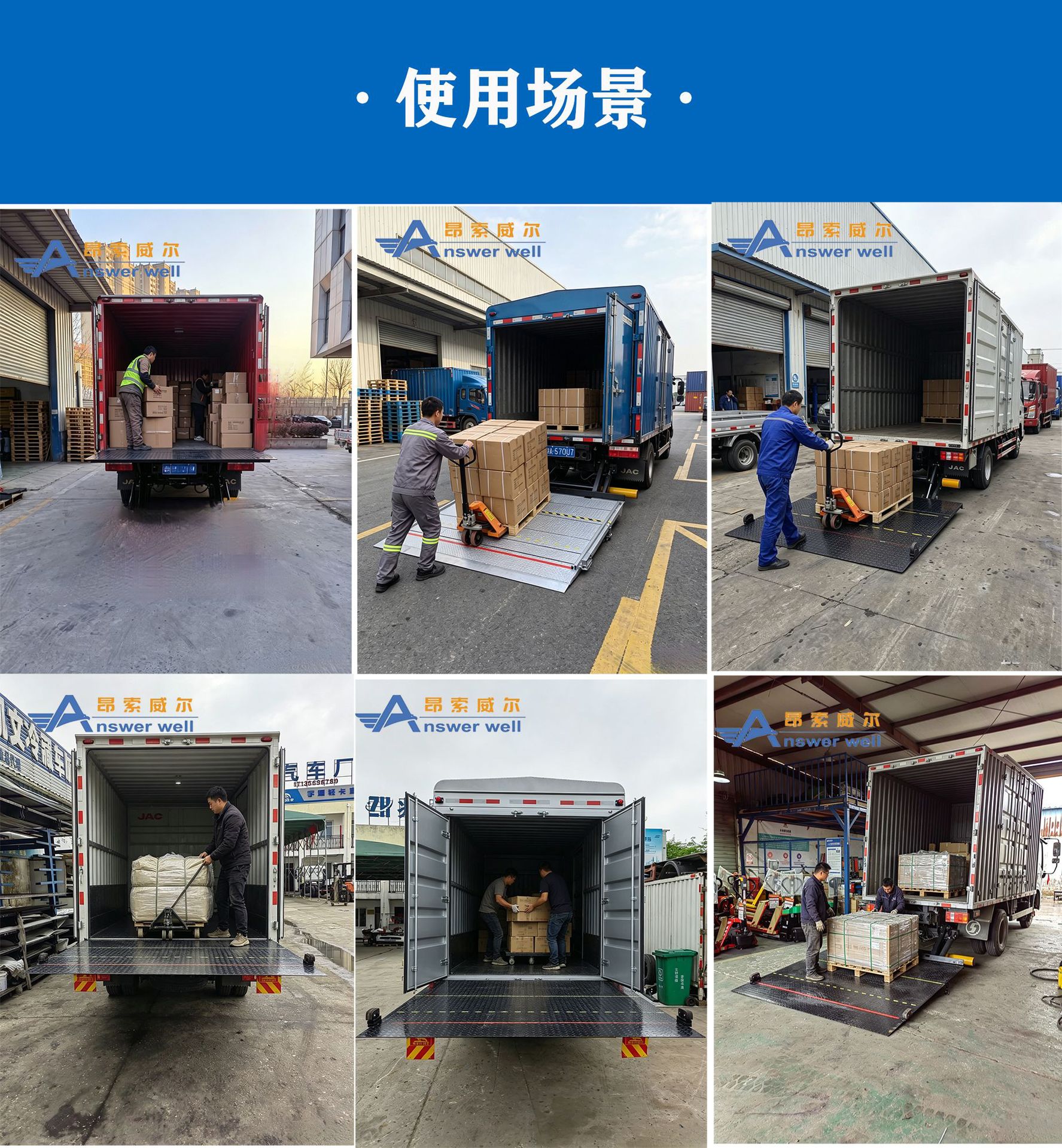 Source Factory Niulipus Car Van Refrigerated Truck Golden Bull Tailgate Lift for Loading and Unloading Goods