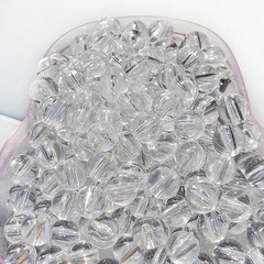 アクリル透明6-20mmビーズ散珠diy手作りストラップ携帯チェーンアクセサリー部品プラスチックビーズ卸売り