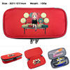 Family cartoon pencil case, capacious organizer bag