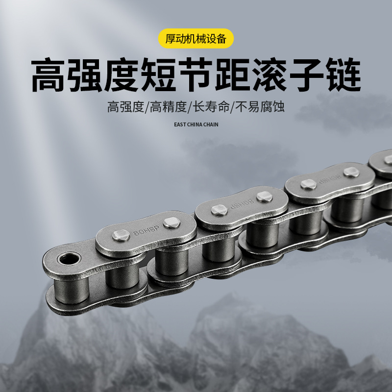 供应高强度短节距滚子链 工业链条冶金运输机械传动链条厂家批发