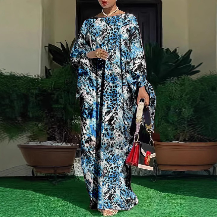 블루 레오파드 프린트