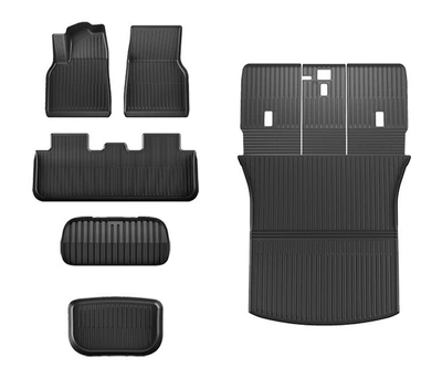 Modelə uyğun ayaqaltı – Floor Mats, Car Interior - renewal-y-floor-mats-front-and-rear-trunk-one-piece-mats-three-piece-set