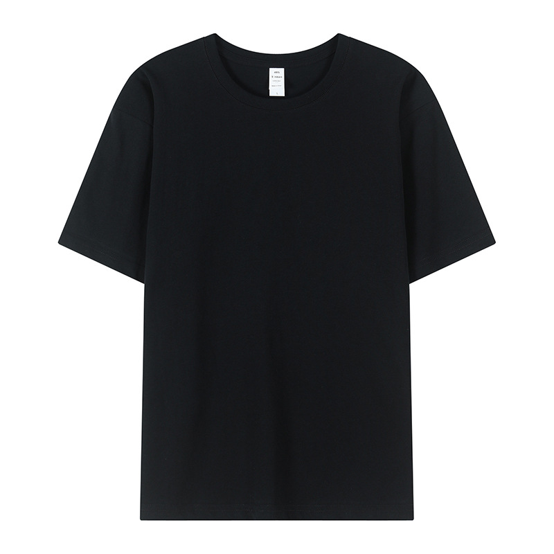 Camiseta publicitaria de algodón personalizada para hombres con dibujos de procesamiento de algodón peinado ropa de trabajo camiseta de manga corta camiseta cultural de algodón