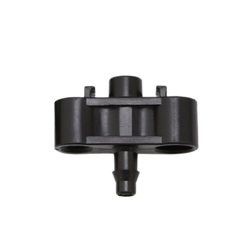 Fábrica de suministro de soporte de doble agujero de jardinería de flores verdes soporte de chorro de agua soporte de plástico al por mayor