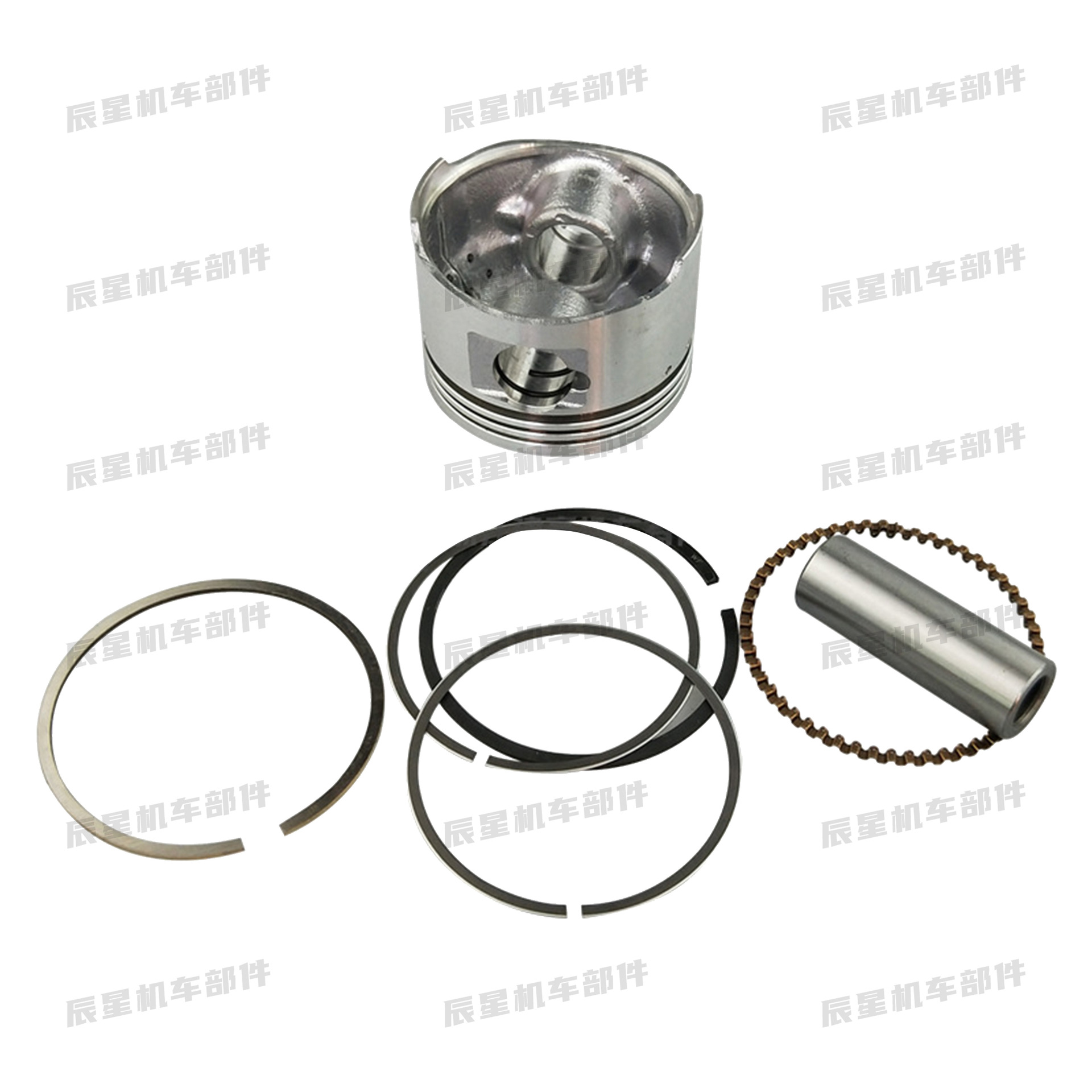 Pedal motorcycle engine parts GY6-80cc piston piston ring assembly