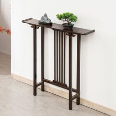 新中国式の超狭い玄関テーブルはテーブルの花棚の置物棚の客間のプロジェクトの端景台の玄関棚の狭いタイプです。