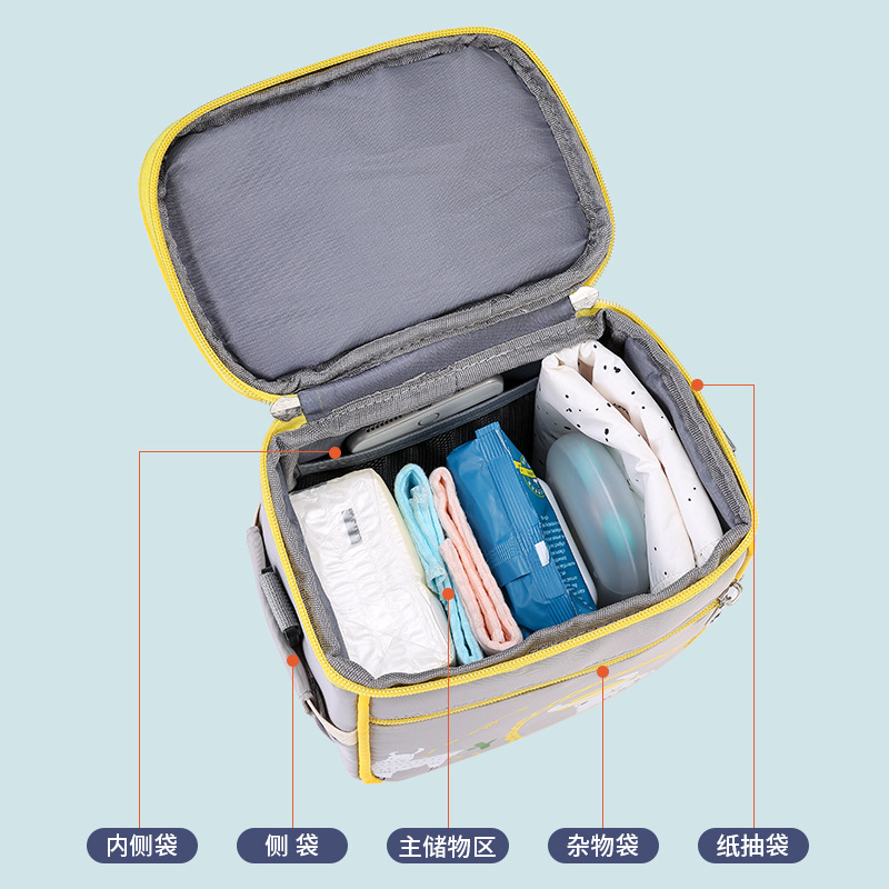 Cochecito de bebé bolsa colgante cochecito de bebé bolsa colgante gancho de almacenamiento bolsa de almacenamiento cesta de almacenamiento caminando bebé gadget Universal Pequeño