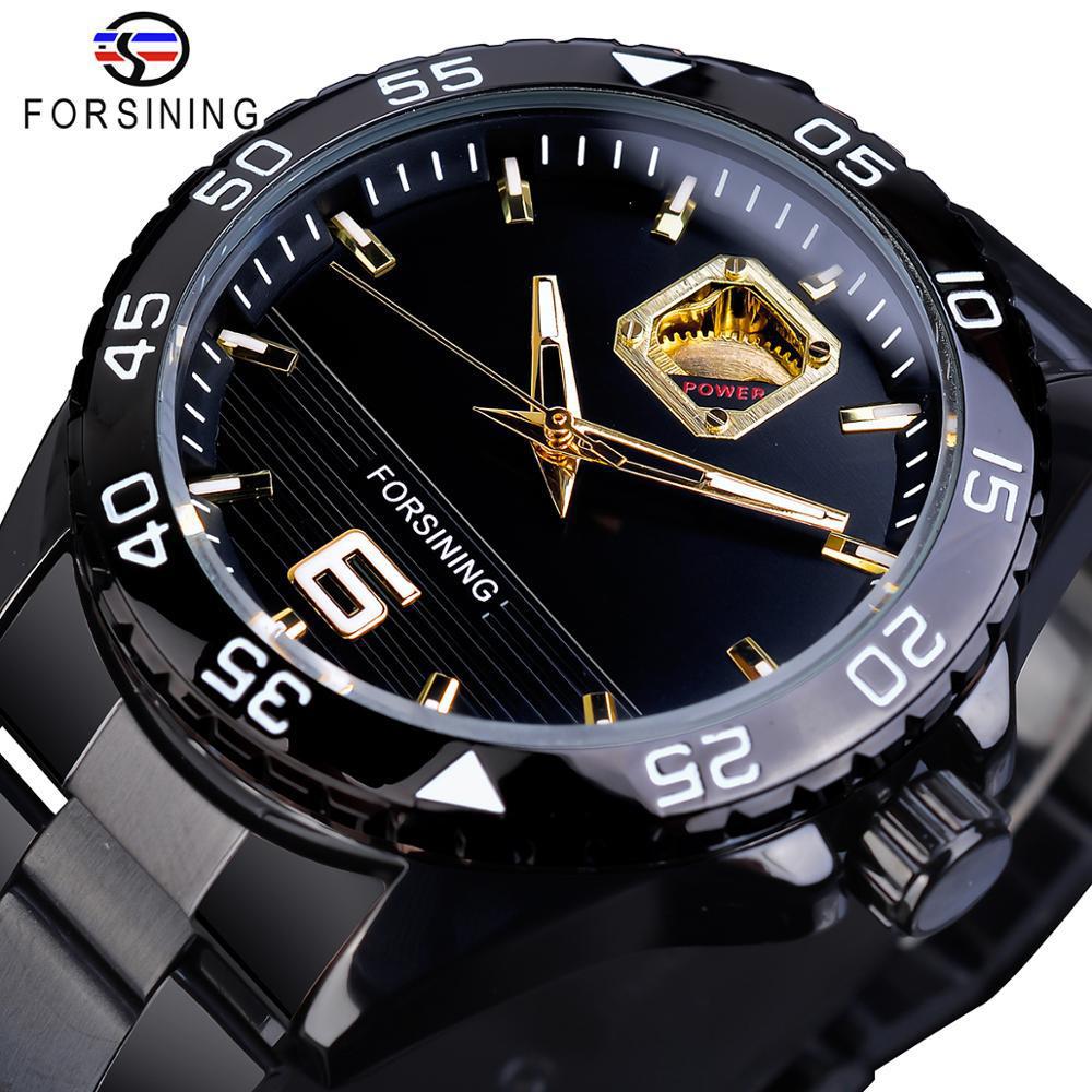 Men's Skeleton Mechanical Watch Automatic Casual Style Luxury_voghion.com