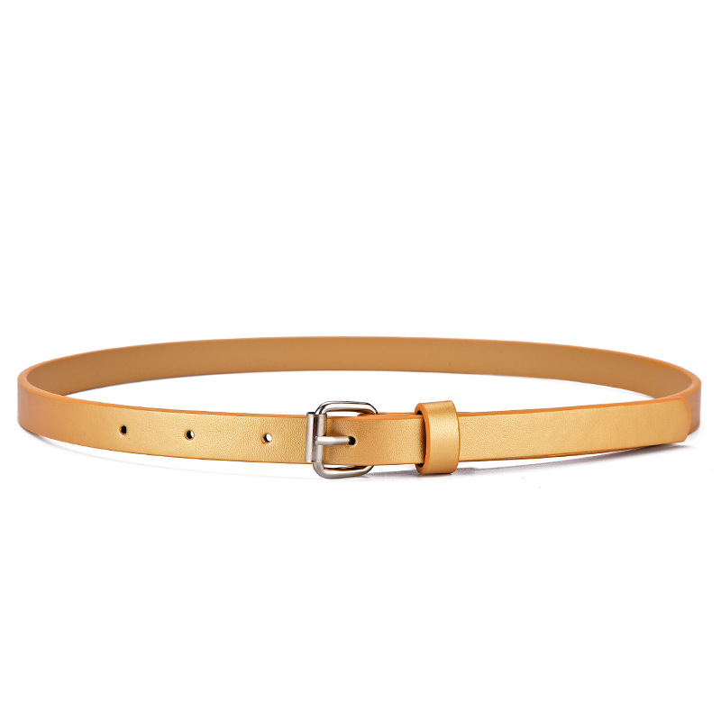 Glitt cinturón de mujer plano delgado estilo coreano en forma de corazón rosa brillante jeans para niños cinturón corto transfronterizo