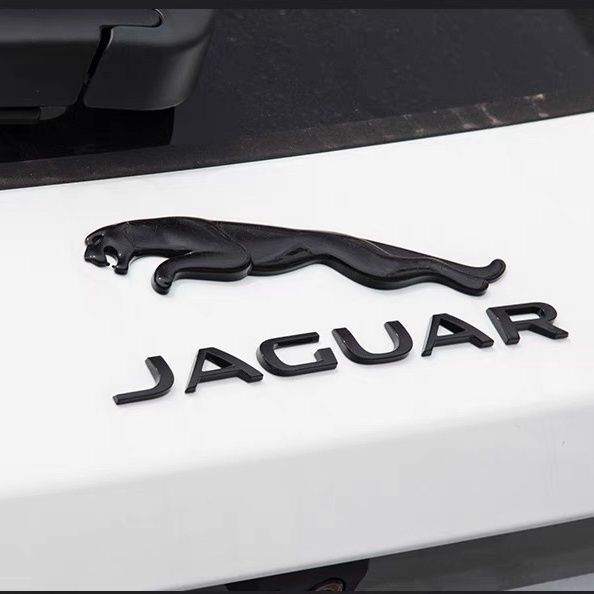 Suitable for Jaguar JAGUAR car emblems, rear trunk emblems, English letter emblems, XE, XF, XJL, bright black
