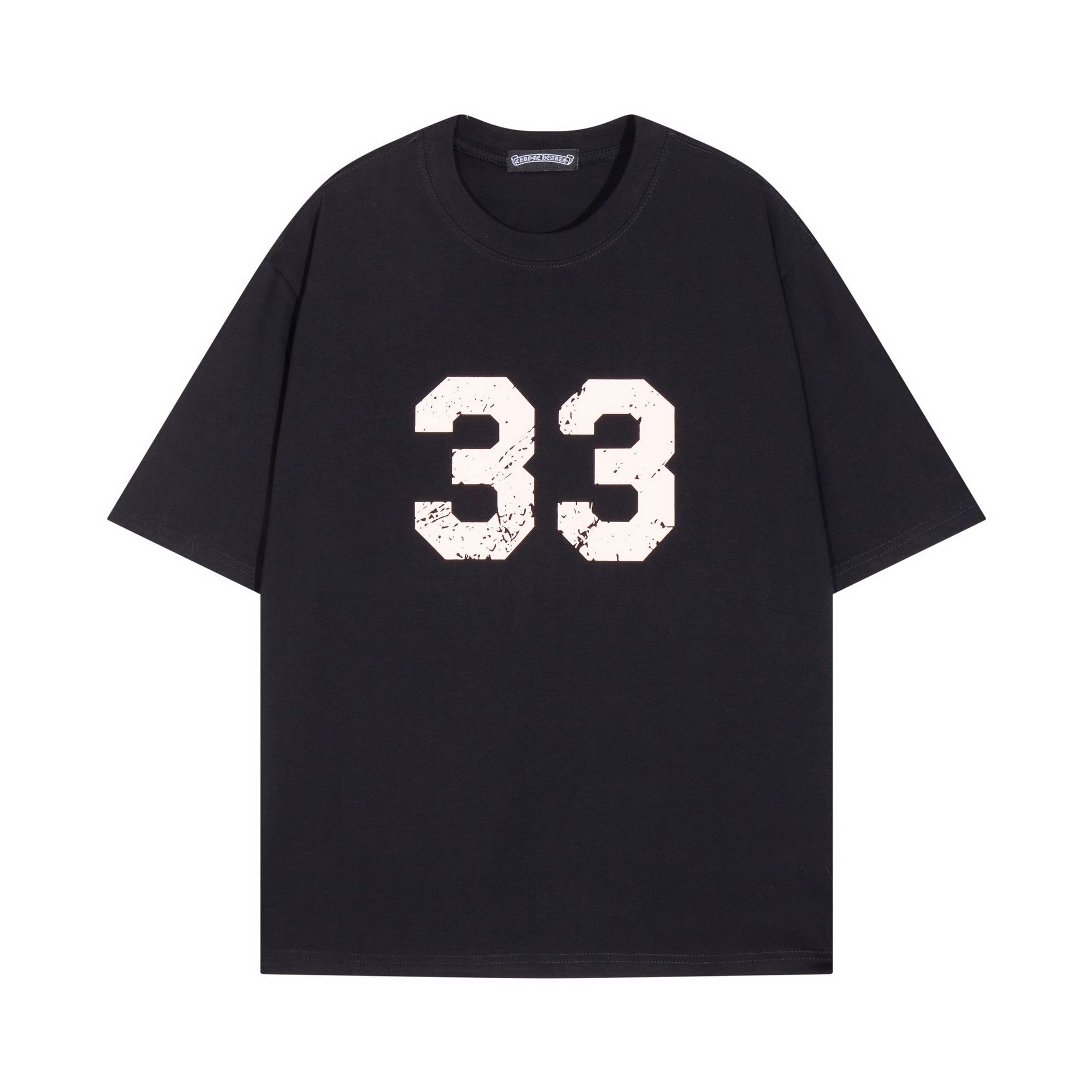 Chrome Heart 24 nuevo Crocodile de verano de moda europea y americana camiseta de manga corta para hombres y mujeres