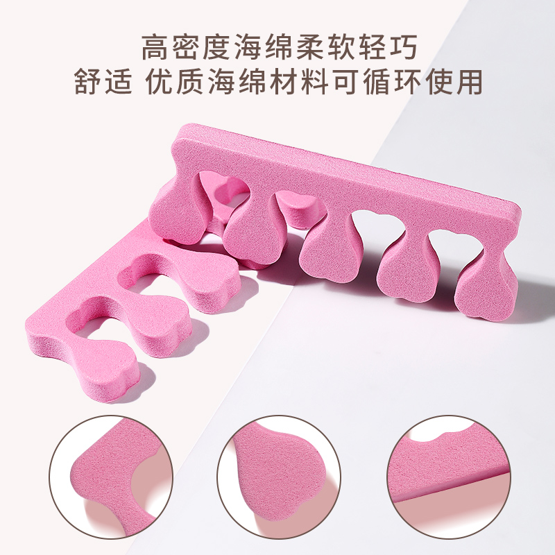 Separadores de Dedos de Espuma para Uñas y Pedicura para Salón de Belleza