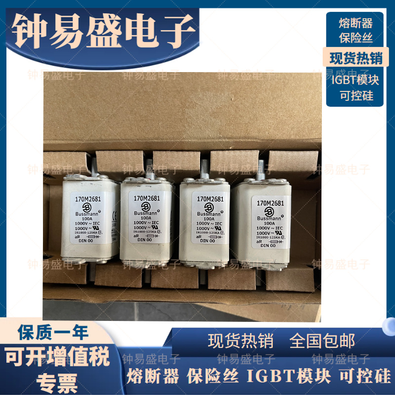 bussmann巴斯曼熔断器170M2681 170M2682 170M2683快速保险丝
