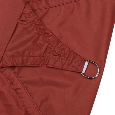 Çadırlar – Protection Balcony Terrace Awning Sail - rust-red-2x-5-m-rectangular-quadrilateral