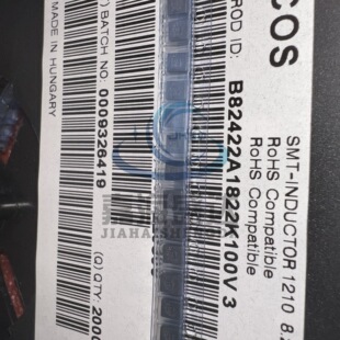 ȫ��ԭ�b B82422-A1822-K100 늸��� 1210 8.2 UH 10%