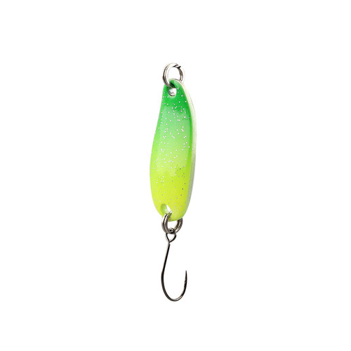 Makou lure sequined copper single hook lure lure freshwater stream Luo Feixi brother's cocked mouth white strips specialize in killing