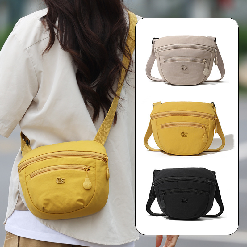 Masha Family Crossbody Bag Women's High-End Japanese Style Shoulder Bag Design Niche Lightweight Korean Ultra-Light Small Bag