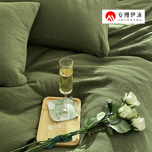 Category A maternal and infant double-layer gauze single product quilt cover 100 cotton pillowcases pure cotton naked sleeping sheets and fitted sheets for Japanese beds