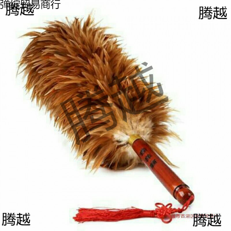 鸡毛掸子真毛加厚纯手工家用汽车用结婚过年除尘扫灰家务老式禅子|undefined