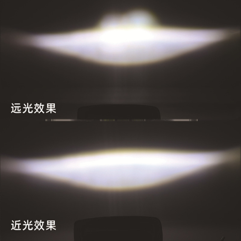 CD70 cg125 faro de motocicleta faro LED ojo ángel vehículo eléctrico transformado faro