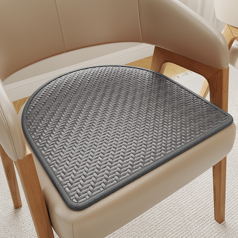 Cojín para silla de comedor Cojín para silla Cojín para silla de ratán de verano Cojín para trasero transpirable Cojín antideslizante Cojín para asiento antidolor de trasero Cojín frío