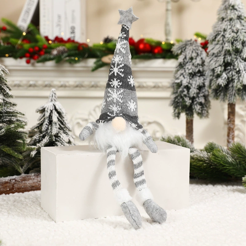 Переходная граница новые оконные украшения с подсветкой, рождество, безликий старик Рудорф кукла кукол кукла гном гном сперма