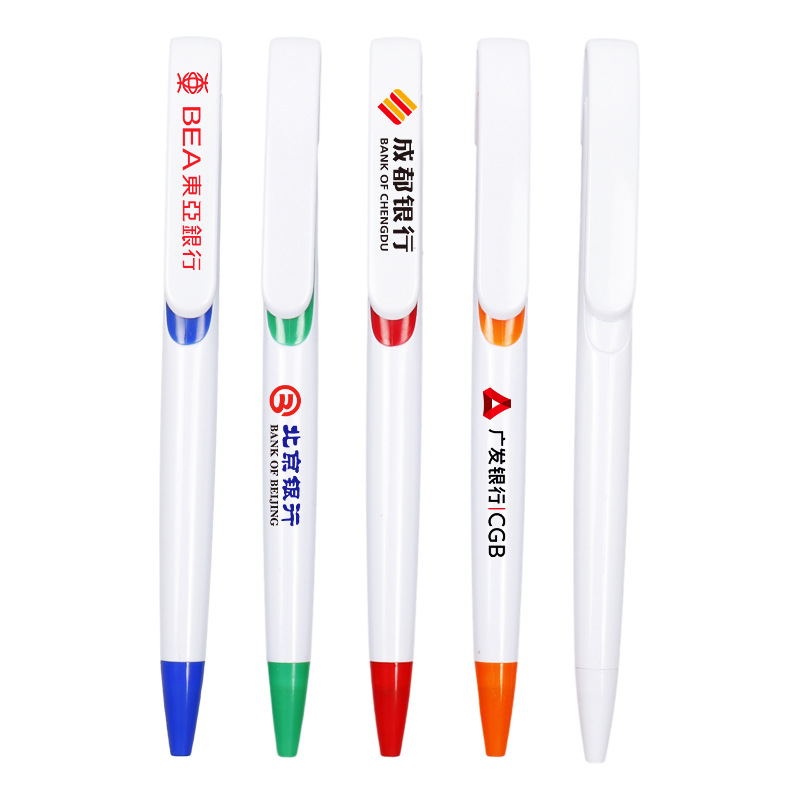 Bolígrafo publicitario barato venta al por mayor impresión de logotipo código QR regalo comercial